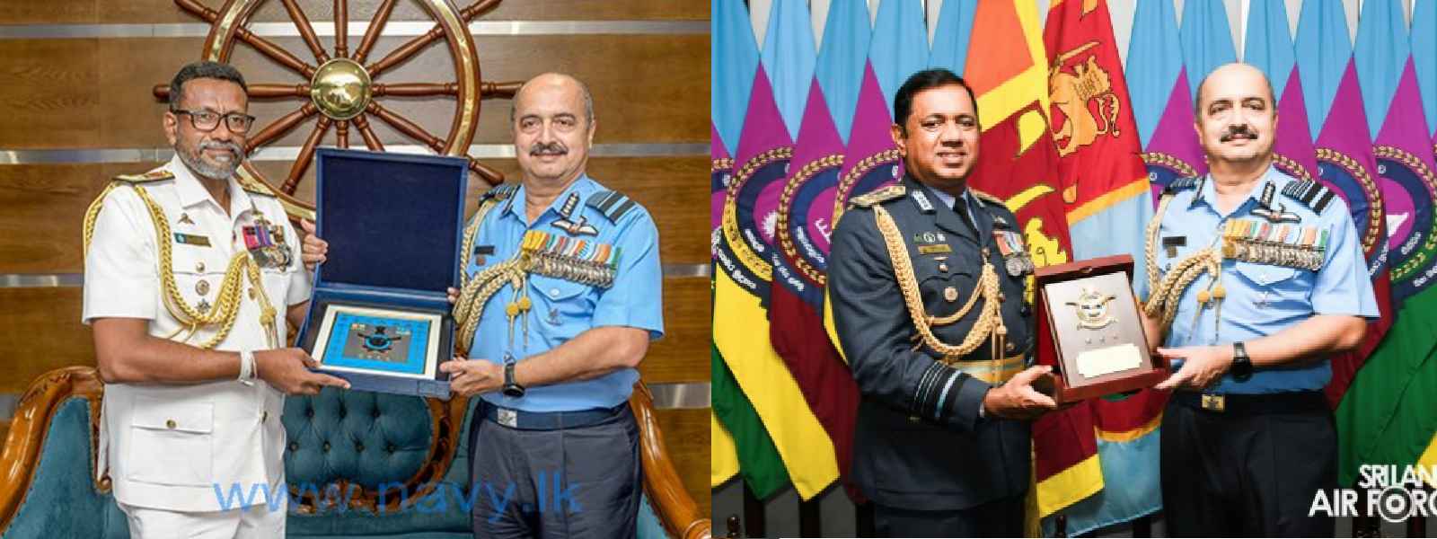 Indian Air Chief meets Air Force, Navy Commanders